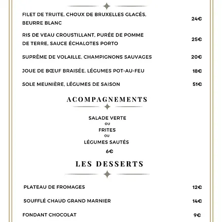 Hotellerie Du Bas-breau ホテル 4*